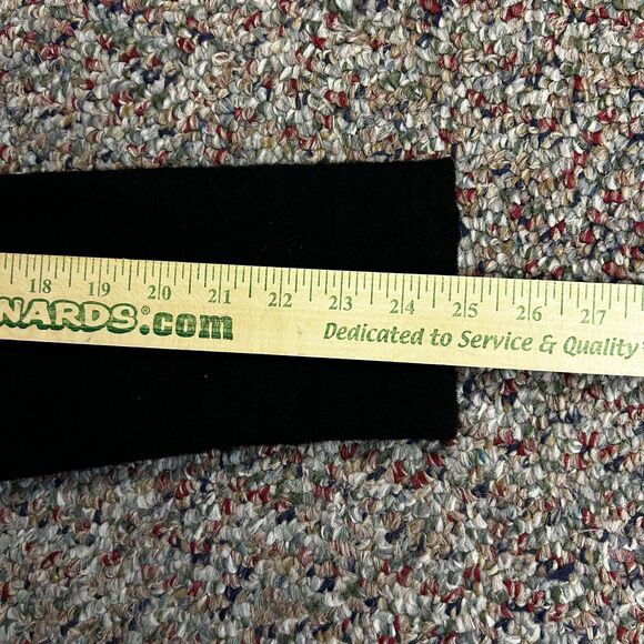 Venario NWT Women's Black Boiled Wool Cable Knit Toggle Cardigan Sweater Sz M - Picture 15 of 15